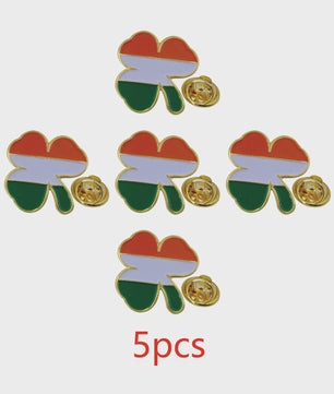 Ierse Klavertje Vier Speldjes - St. Patrick's Day - 5, 10, 50 of 100 Stuks
