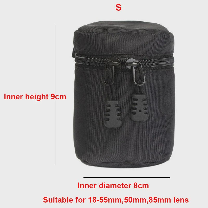 Draagbare Cameratas voor Lenzen - Beschermende Pouch voor DSLR/Mirrorless Camera Accessoires