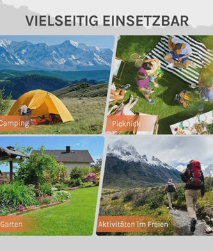 Verstelbare Campingtafel - Opvouwbaar, Lichtgewicht en Draagbaar Bureau voor Buiten