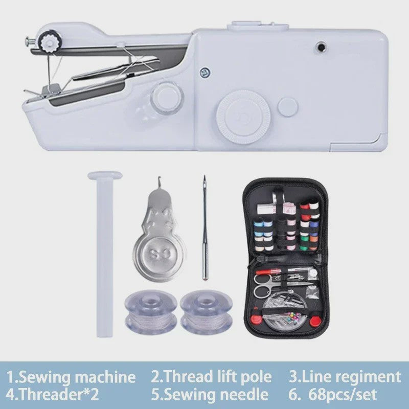 Draagbare Mini Naaimachine - Snel Kleding Repareren & DIY Projecten