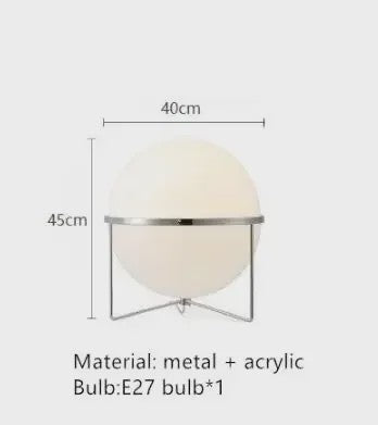 Moderne Witte Acryl Ronde LED Vloerlamp voor Woonkamer & Slaapkamer
