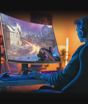 KTC H32S17 Gaming Monitor - 32-inch QHD 180Hz 1ms 1500R Curved HVA