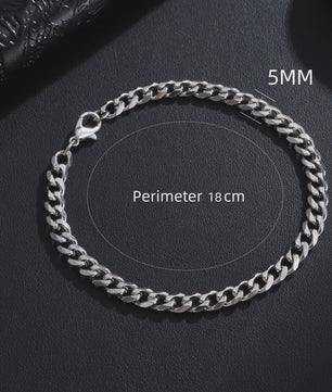 Stijlvolle RVS Cuban Chain Armband voor Heren & Dames - 3-9mm Breed