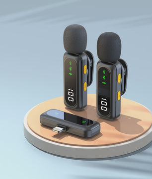 Draadloze Lavalier Microfoon voor iPhone & Android - Draagbaar, Ruisonderdrukking