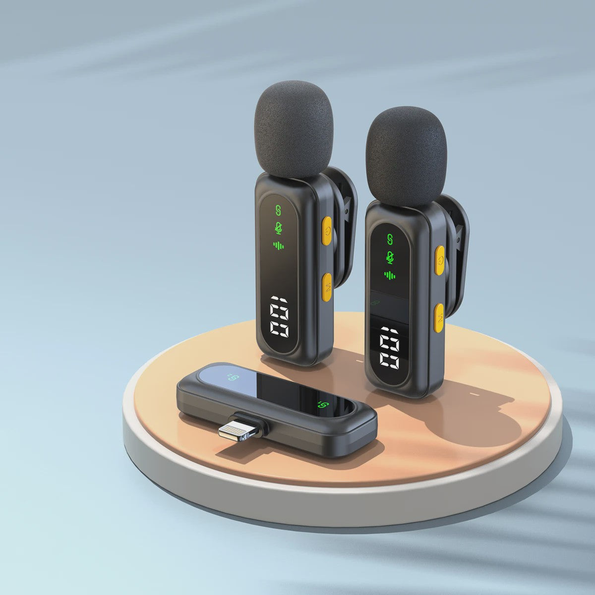 Draadloze Lavalier Microfoon voor iPhone & Android - Draagbaar, Ruisonderdrukking
