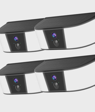 2K Buiten Beveiligingscamera met Wandlamp, Kleuren Nachtzicht & Bewegingsdetectie - 5200mAh Batterij