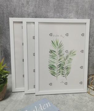 Set van 3 Houten Fotolijsten - Diverse Maten (10x15, 15x20, 20x25/A4) - Wanddecoratie & Cadeau