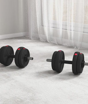 Verstelbare Dumbbells Set 15KG met Antislip Handvatten