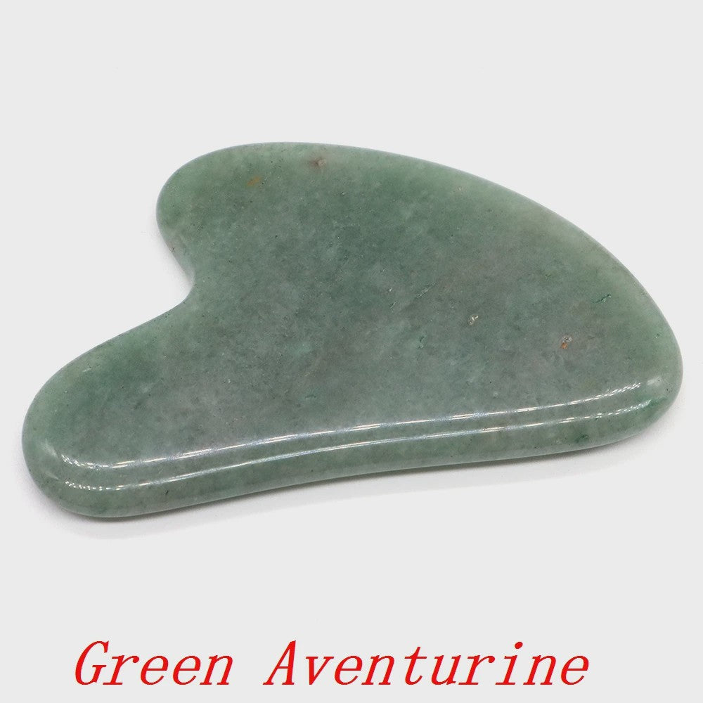 Gua Sha Schraper Gezichtsmassage Tool van Natuursteen voor Huidverzorging