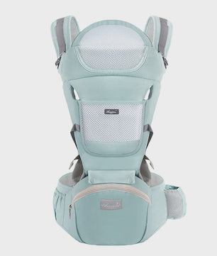 Ergonomische Baby Draagzak Multifunctioneel met Heupstoel - 0 tot 36 Maanden