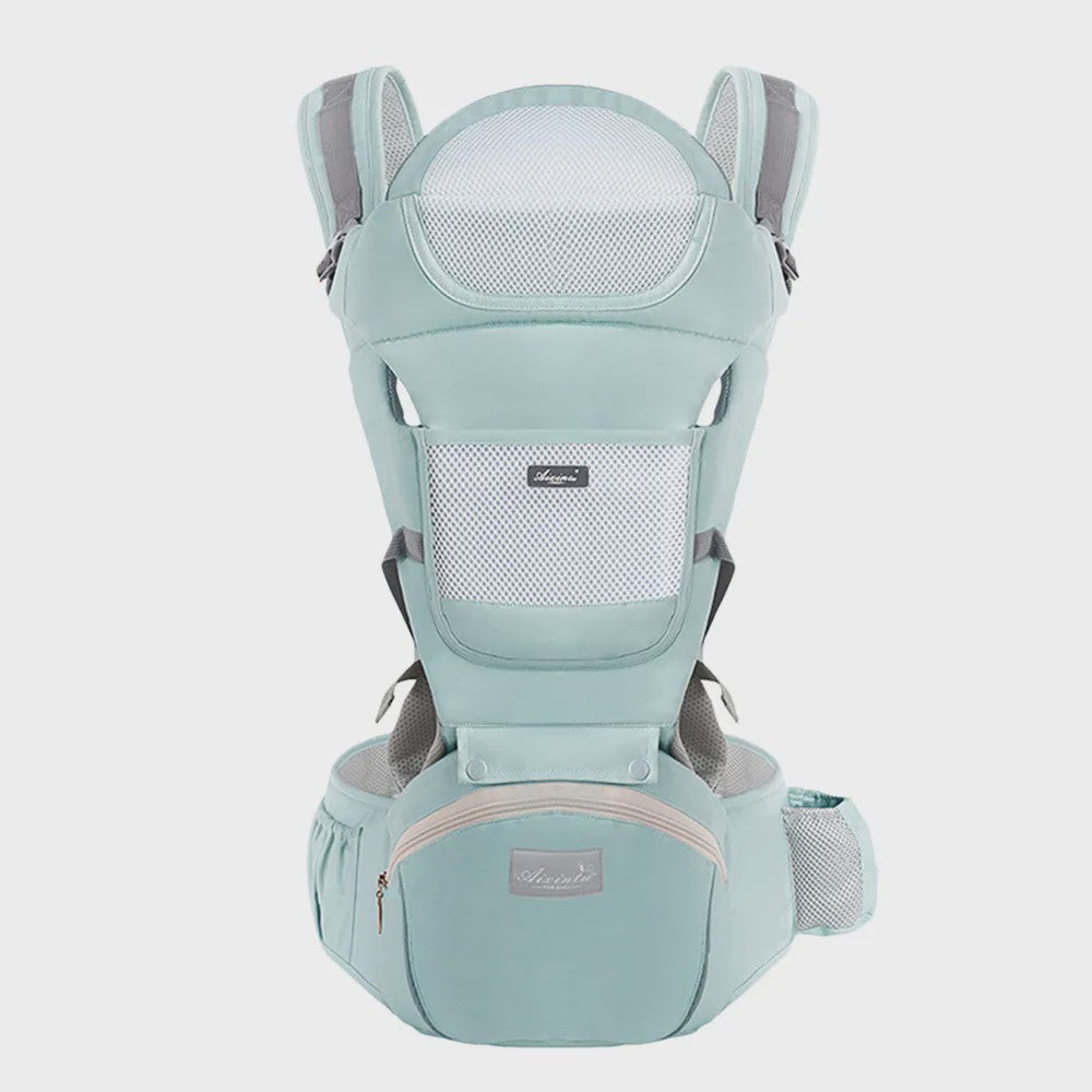 Ergonomische Baby Draagzak Multifunctioneel met Heupstoel - 0 tot 36 Maanden