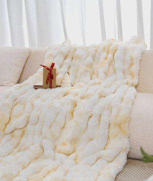 Luxe Nepbont Plaid - Ultra Zacht & Warm, 2.5KG Zwaar, Perfect voor Woonkamer & Slaapkamer