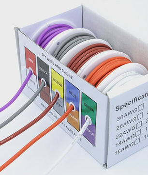 Siliconen Elektrische Draad Set (16-30AWG) - 5 Kleuren voor DIY Projecten