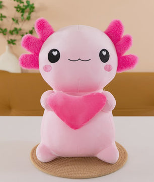 Zachte Axolotl Pluche Knuffel - Verkrijgbaar in 4 Kleuren, Perfect Cadeau
