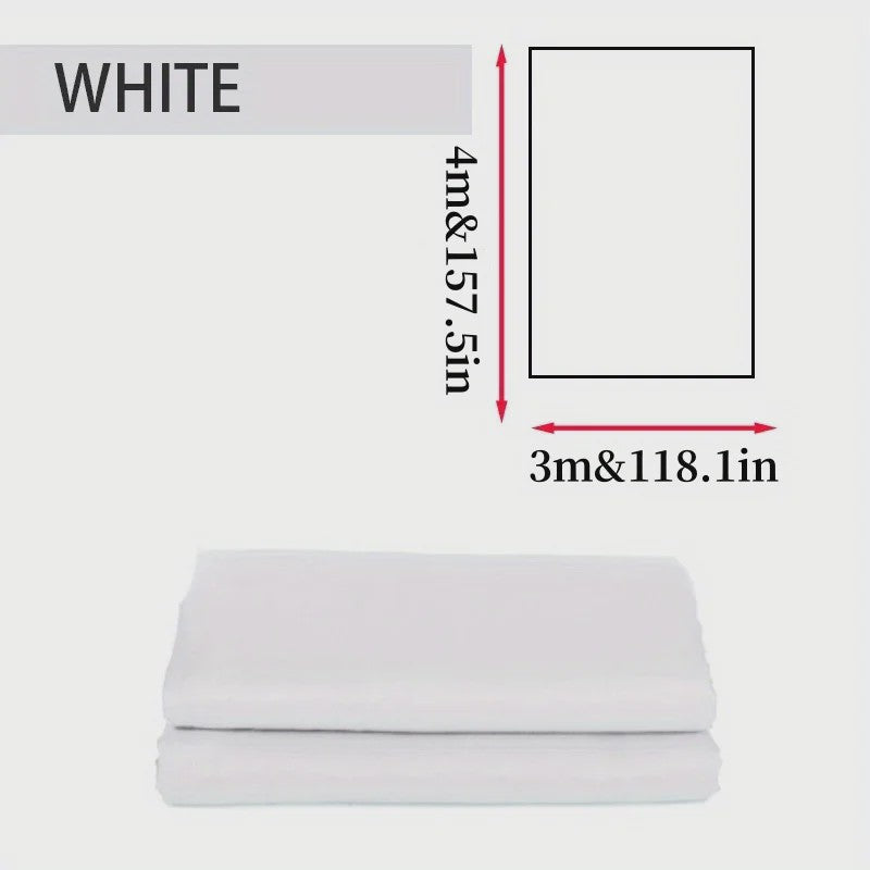 Grote Zwarte, Witte & Groene Achtergronddoeken (Chromakey) - 13x10 & 10x6.6 ft