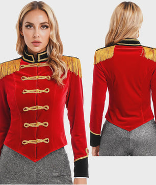 Dames Ringmaster Kostuum Jas - Circus Showman & Leeuwentemmer Cosplay