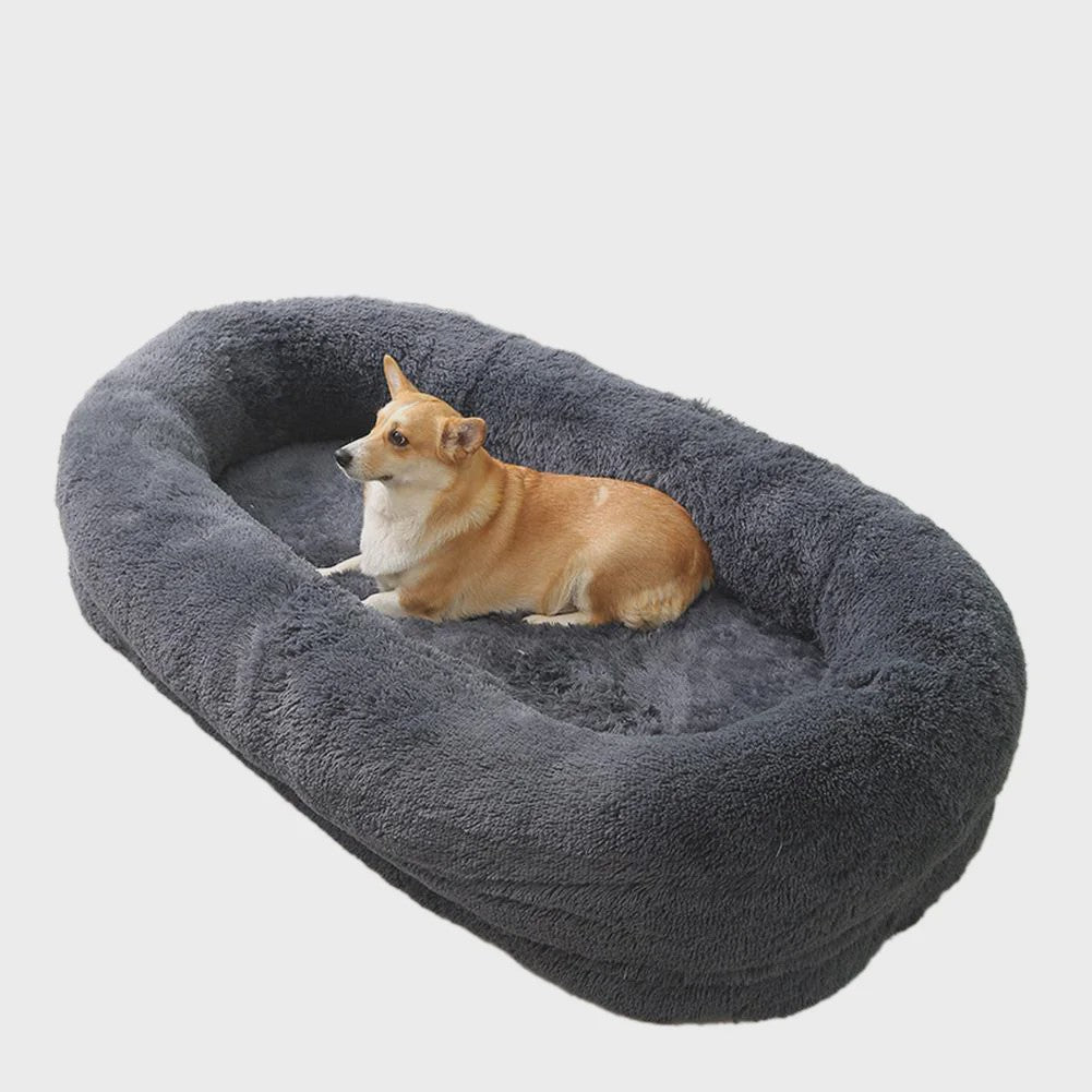 Extra Large Dubbel Gebruiks Bed voor Mensen & Honden - Warm, Comfortabel & Wasbaar