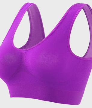 Naadloze Push-Up Sport BH - Ademende Bralette zonder beugel, Crop Top Lingerie voor Dames (S-5XL)