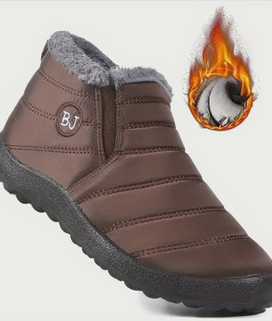 Dames Waterdichte Warme Enkellaarsjes - Comfortabele Antislip Snowboots voor Wandelen en Winter