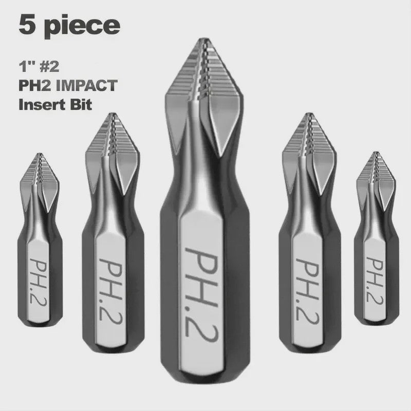 Sterke Magnetische PH2 Schroefbit - Anti-Slip & Ultra Hard - 25mm