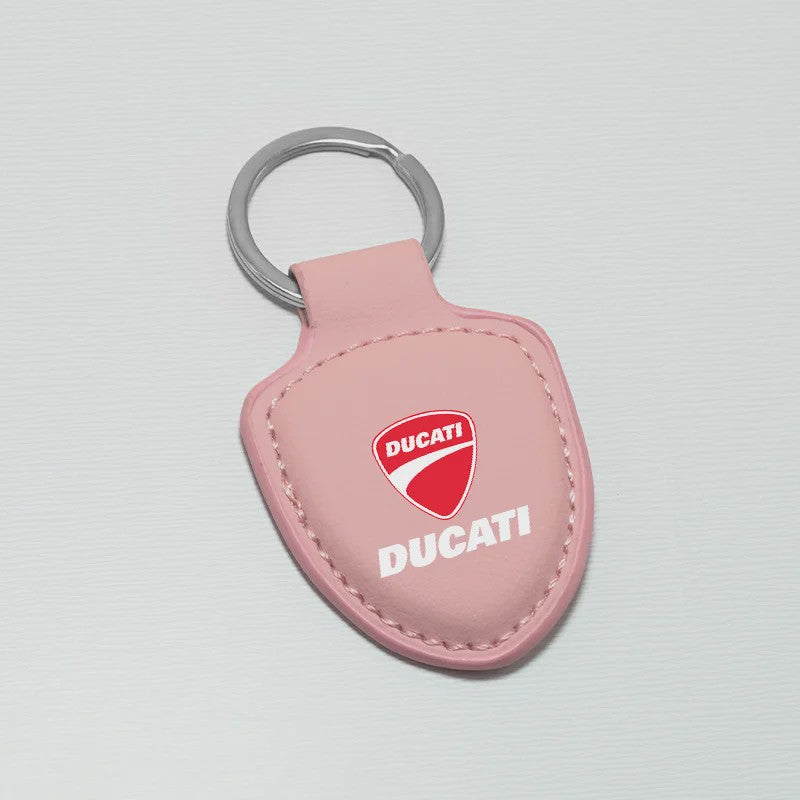 Leren Ducati Autosleutelhanger - Perfect voor Monster, Panigale & meer