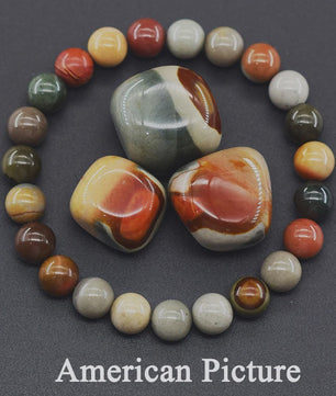 Natuurlijke Edelsteen Armband - Reiki, Blauwe Apatite, Lapis Lazuli, Amethist & Tijgeroog