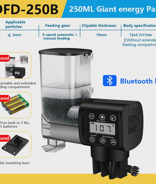 Jebao Jecod Automatische Aquarium Voederautomaat met Digitale Timer & Afstandsbediening