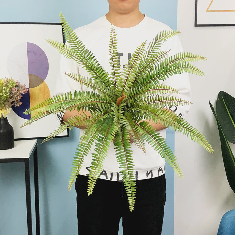 Grote Kunstvaren Hangplant - Nep Palmboom met Vallende Bladeren voor Buiten (50/65cm)