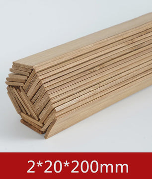 Bamboe Houten Stokjes - DIY Bouwmodel Materiaal voor Ambachten, Meubels en Lantaarns