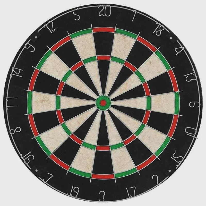 Professioneel Sisal Dartbord met 6 Darts - Toernooi Kwaliteit voor Huis, Bar & Recreatie