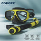 COPOZZ Professioneel Duikmasker & Snorkelset - Anti-condens, Gehard Glas