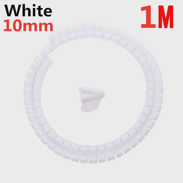 Flexibele Kabel Organizer Spiraal Beschermer - 2M/1M Lengte, 10mm/16mm Diameter
