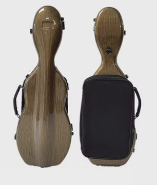 Luxe Carbon Fiber Vioolkoffer - Lichtgewicht & Duurzaam met Dubbele Draagband