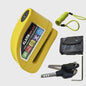 Waterdicht Motor Alarm Schijfrem Slot - Anti-diefstal Beveiliging voor Motor & Fiets + Herinneringskabel