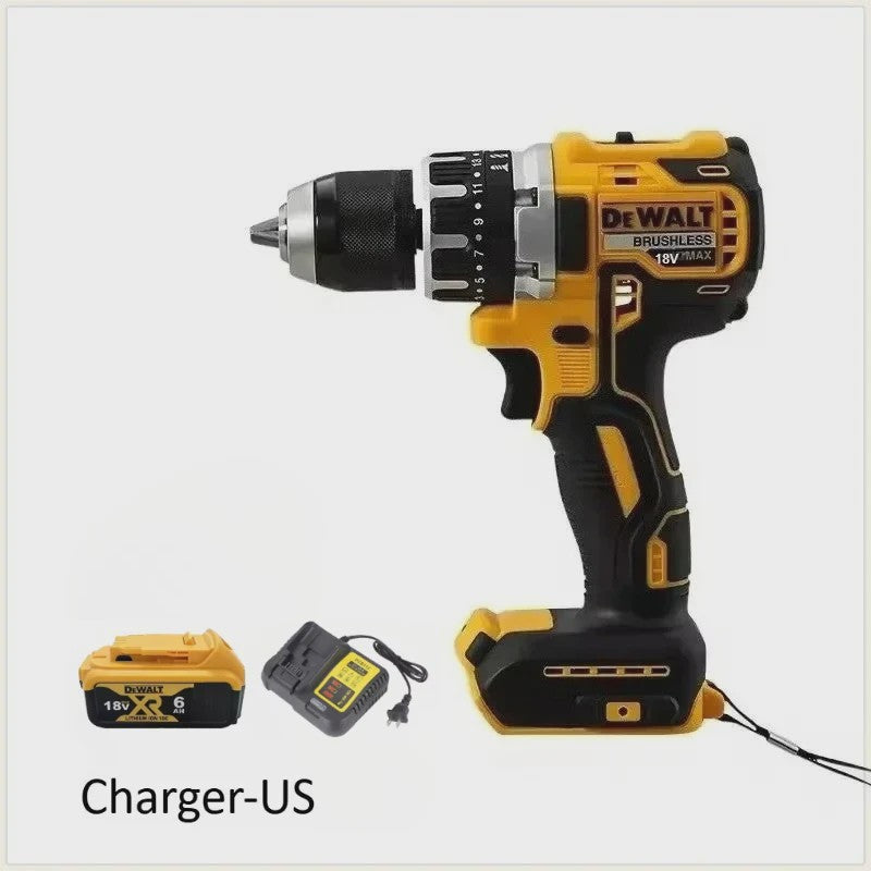 DeWalt DCD796 Accu Klopboormachine & Schroefmachine - Krachtige Brushless Motor, 18V