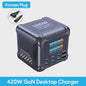 420W GaN Snellader met PD3.1: 140W USB-C Laadstation voor Laptops, Smartphones & Meer