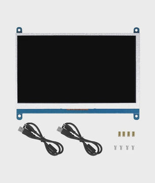 7 Inch IPS Touchscreen Monitor voor Raspberry Pi (4/3/2/B/B+/A+) - 1024x600, HDMI, Driver-Free