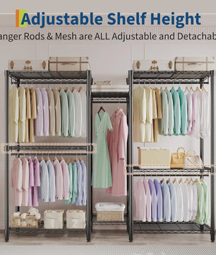 Robuuste Kledingrek & Garderobe Organizer - Verstelbaar en Modulair
