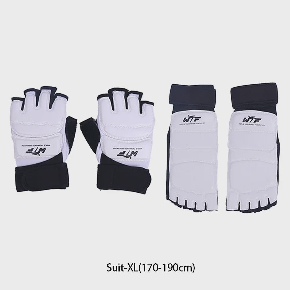 Karate & Taekwondo Handschoenen en Voetbeschermers Set - Half Vinger & Flexibel