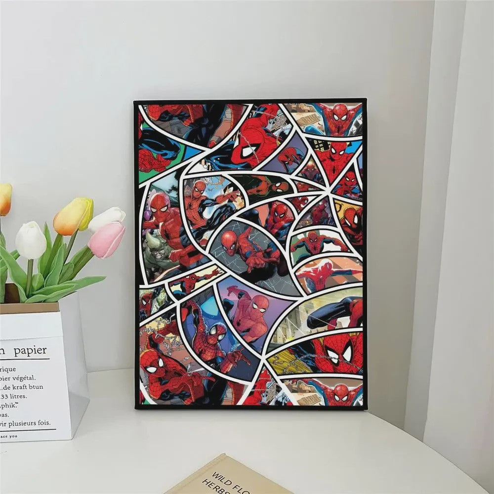 Frameloze Spiderman Poster - Marvel Kunst Print voor Woonkamer, Slaapkamer, Bar