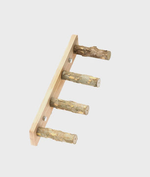 Houten Klimladder voor Vogels en Hamsters - Interactief Kooi Speelgoed