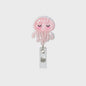 Retractable Badge Reel Clip met Dieren & Koraal - ID Kaarthouder voor Studenten, Dokters, Verpleegkundigen