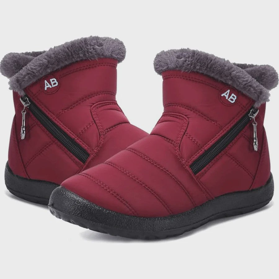 Dames Winter Snowboots: Warme Faux Fur Voering, Waterdicht & Comfortabel voor Koude Dagen