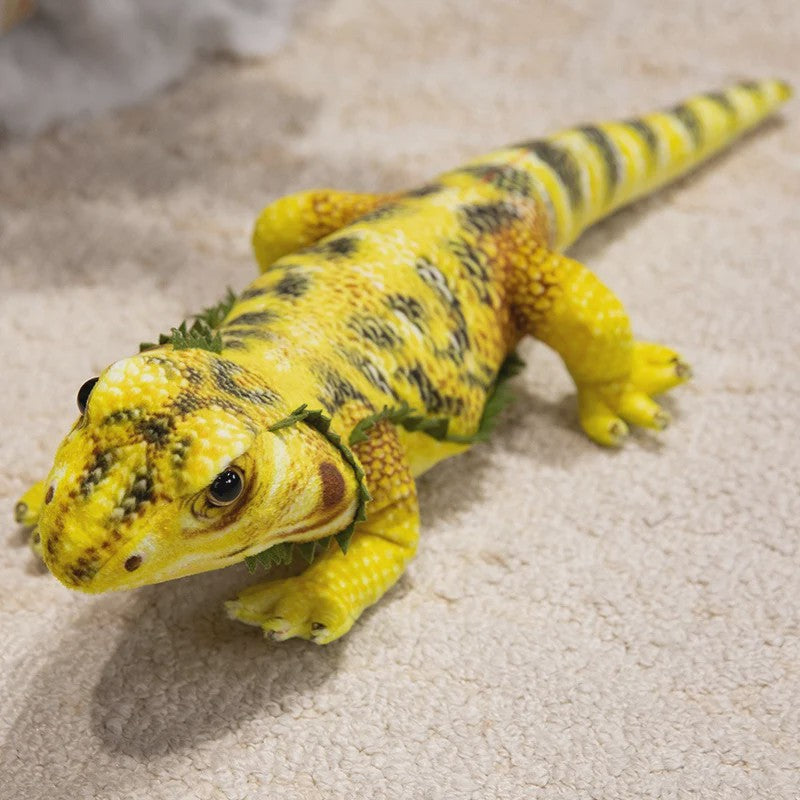 Zachte Baardagaam Pluche Speelgoed - 50cm Realistisch Reptiel Knuffel, Cadeau & Decoratie