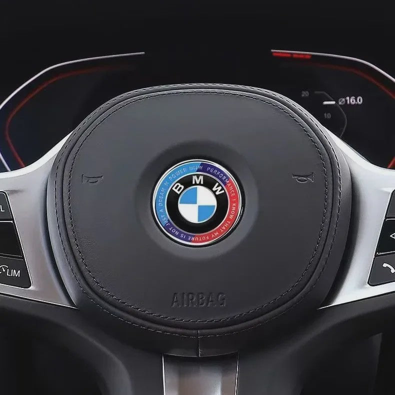 45mm BMW Stuurwiel Badge Embleem Sticker - M Performance Styling