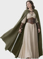 Middeleeuwse Kapmantel van Linnen - Renaissance Cape met Capuchon voor Cosplay & LARP