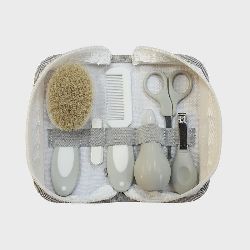 Baby Verzorgingsset 6-Delig: Inhalator, Nagelknipper, Borstel, Kam & Schaar