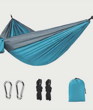 Lichtgewicht Kampeerhangmat van Parachute Nylon - Draagbaar & Snel Op te Zetten