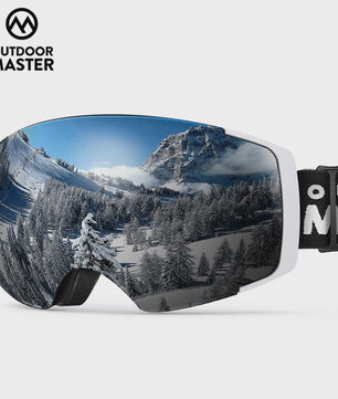 OutdoorMaster PRO Ski Goggles: Verwisselbare HD Lens, UV400, Anti-Fog, Over-The-Glasses