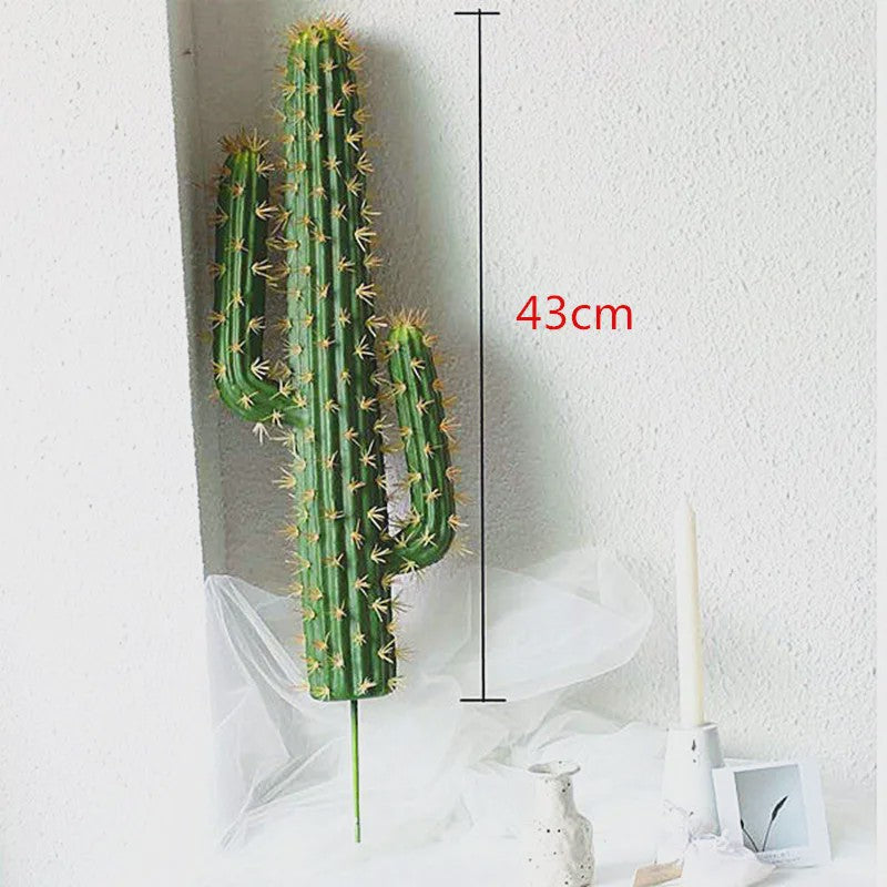 Kunstcactus Plant 38-43CM - Decoratieve Nep Succulent voor Huis, Hotel & Tuin